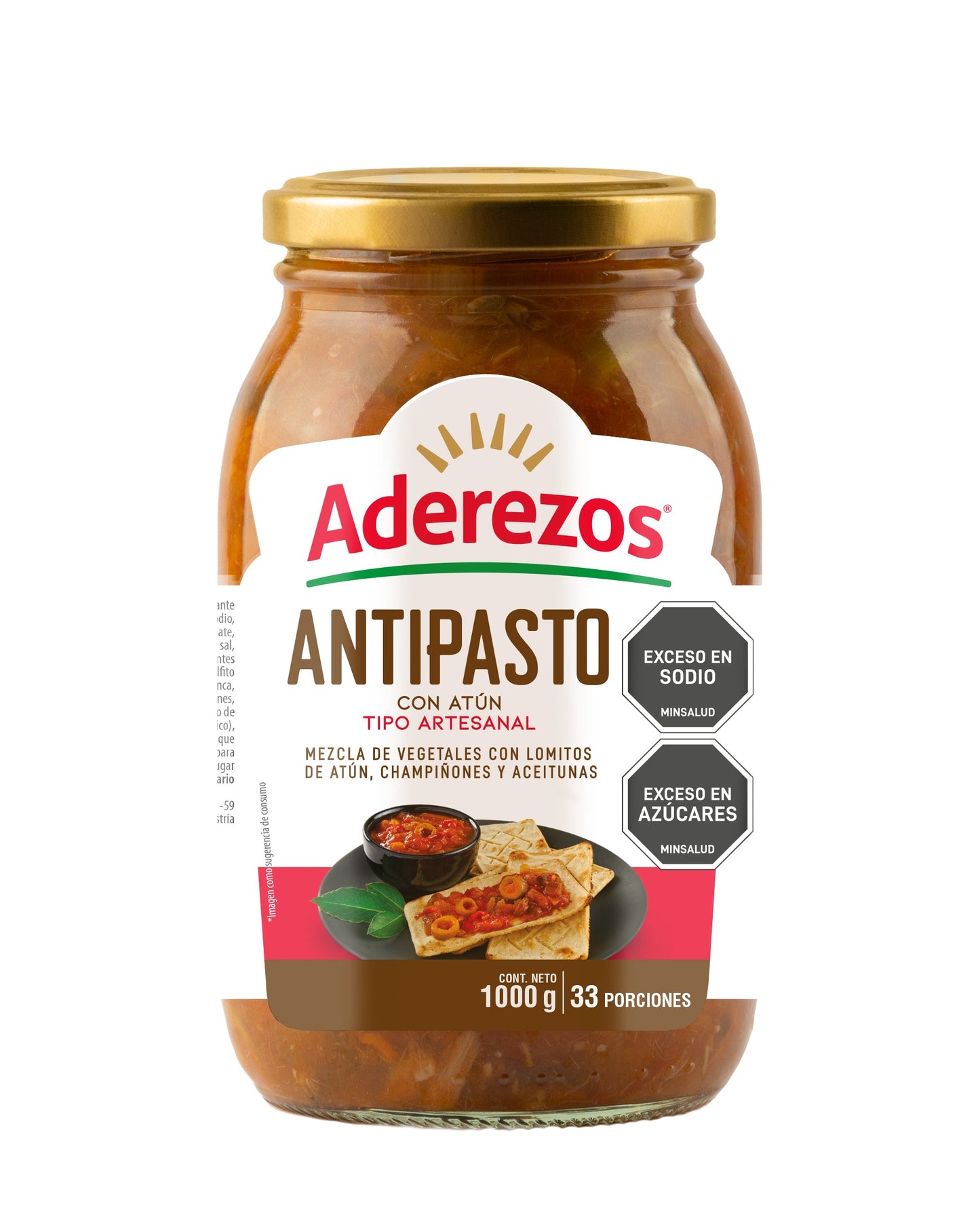 ANTIPASTO ADEREZOS X 1000 g