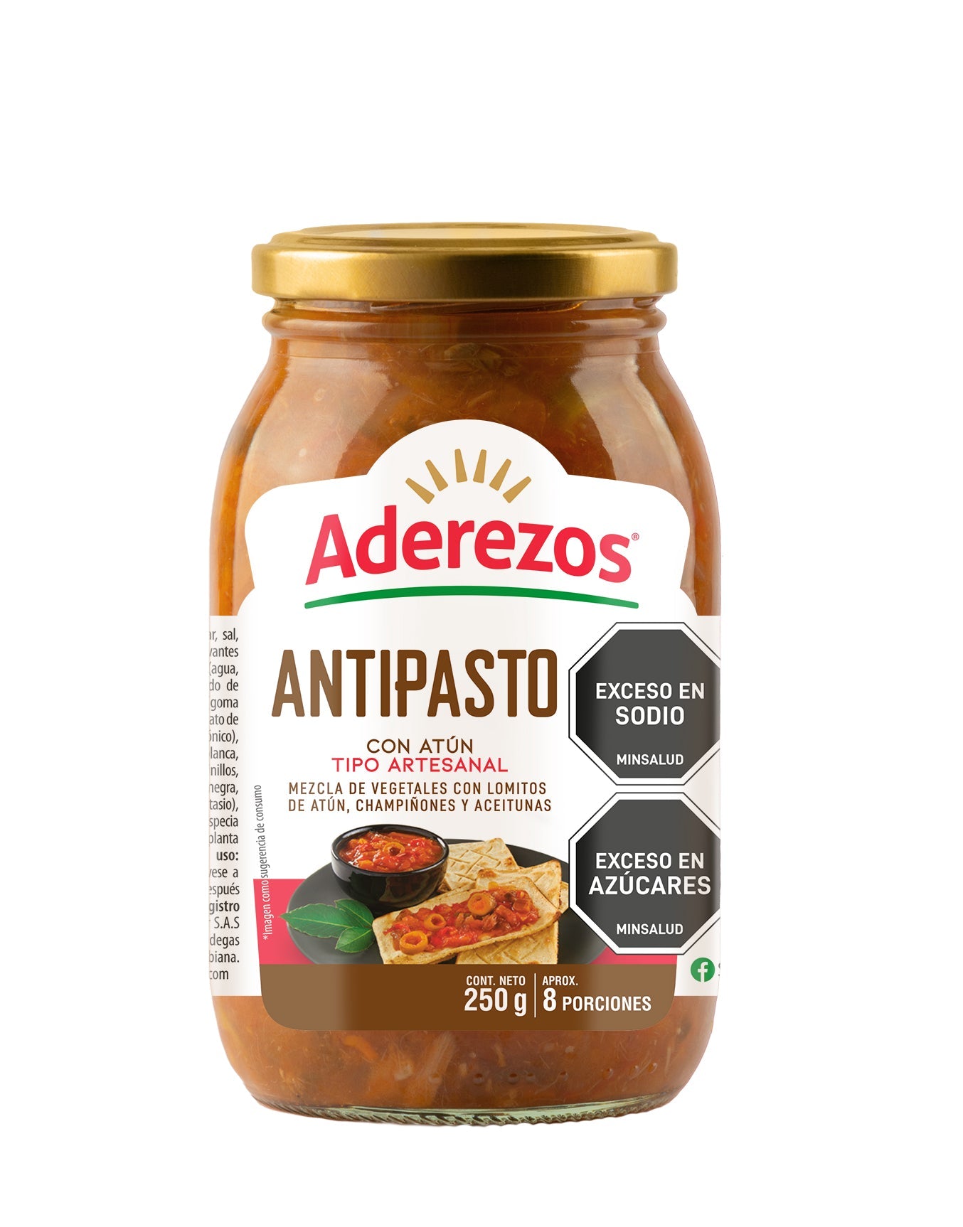ANTIPASTO ADEREZOS X 250 g