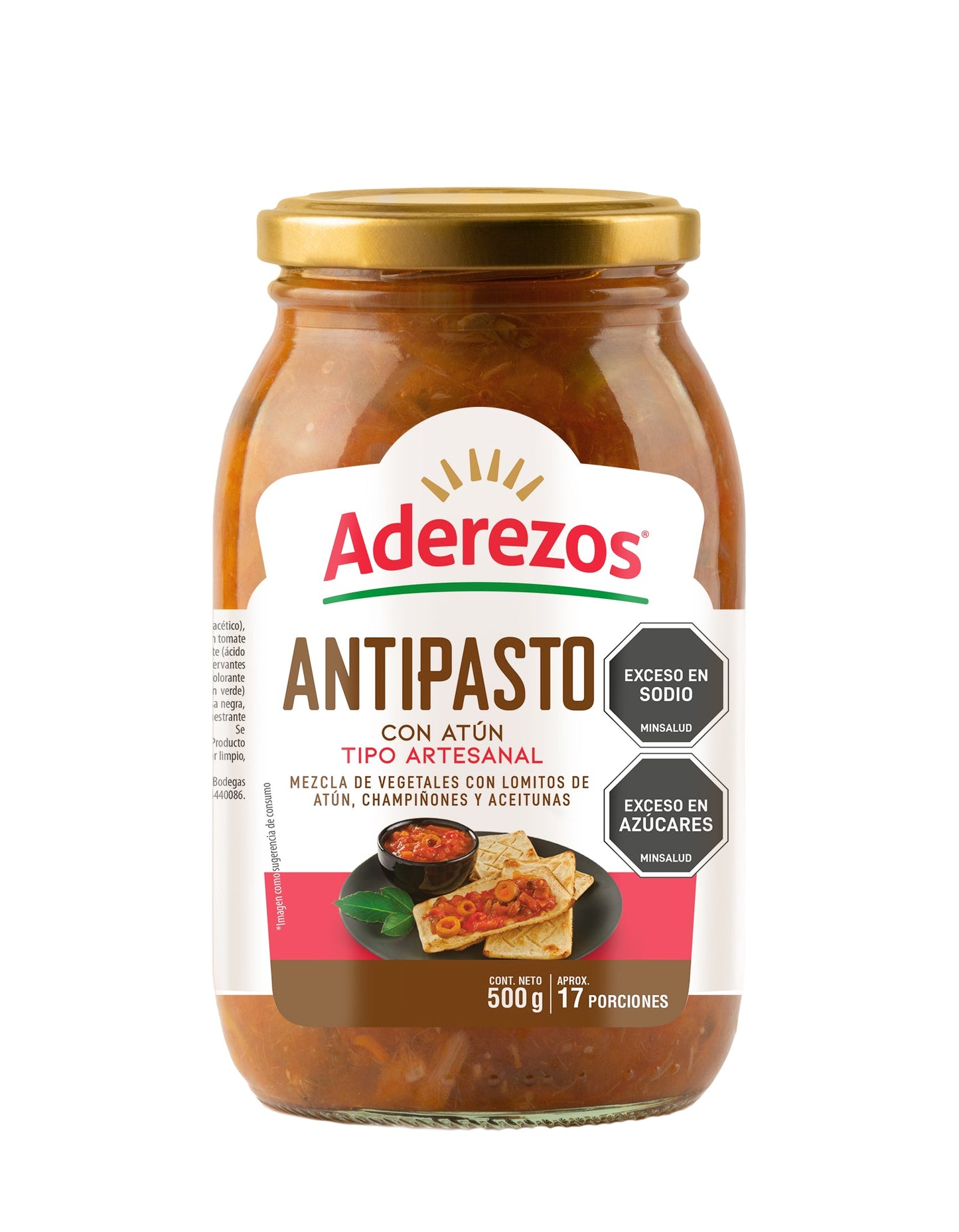 ANTIPASTO ADEREZOS X 500 g