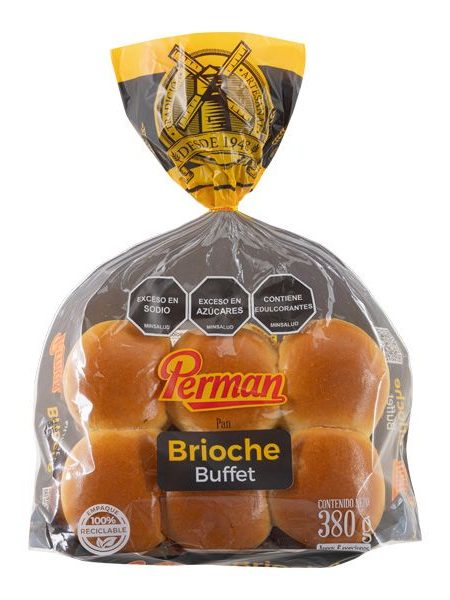 PAN BRIOCHE BUFFET PERMAN X380g X 12und