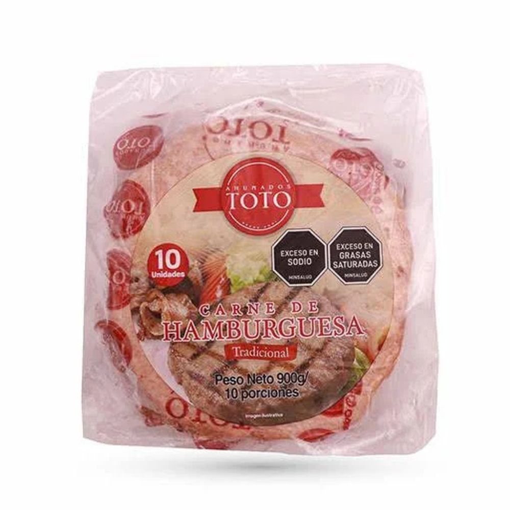 Hamburguesa Toluis X 900 G X 10 Und