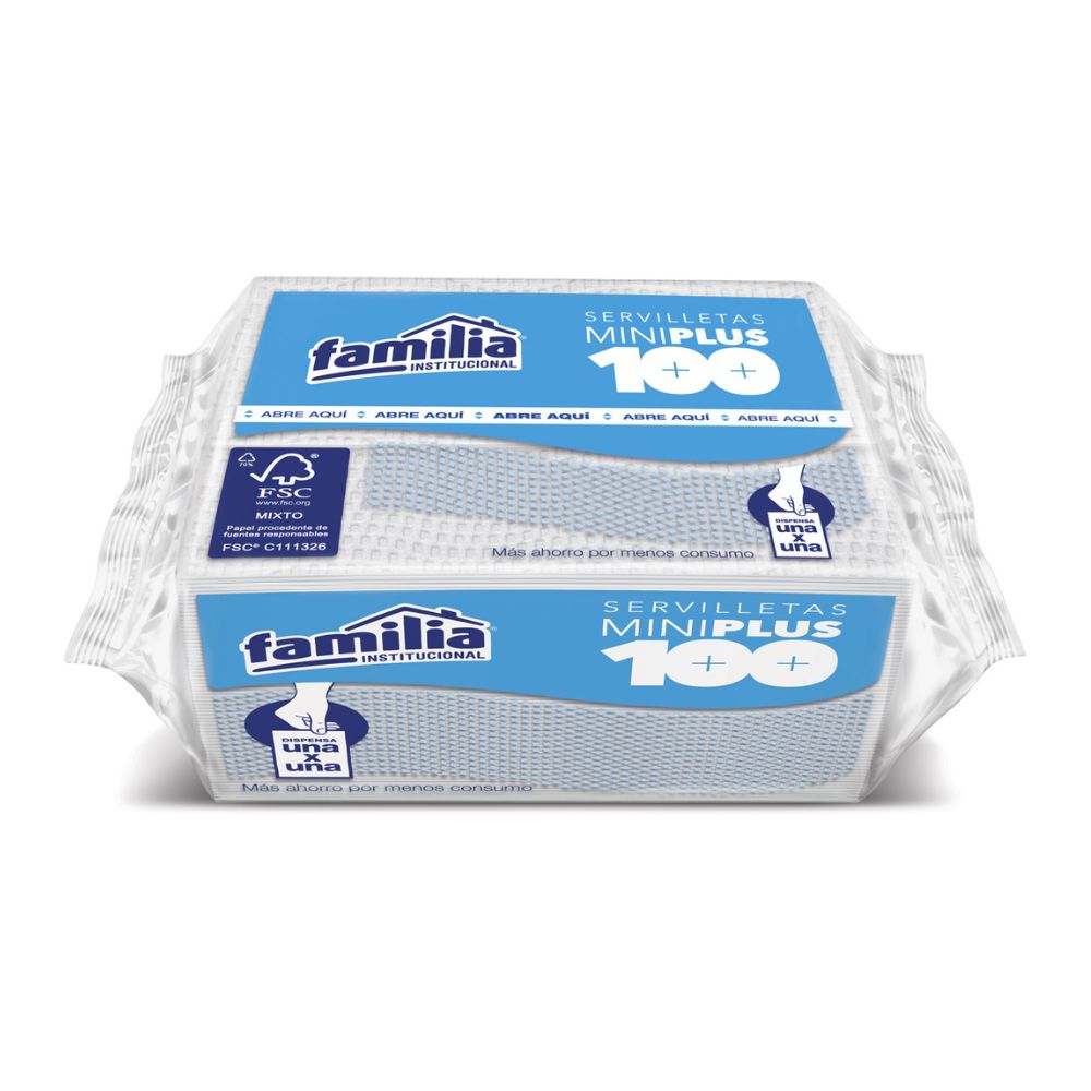 Servilleta Familia Mini Plus X 100 Und