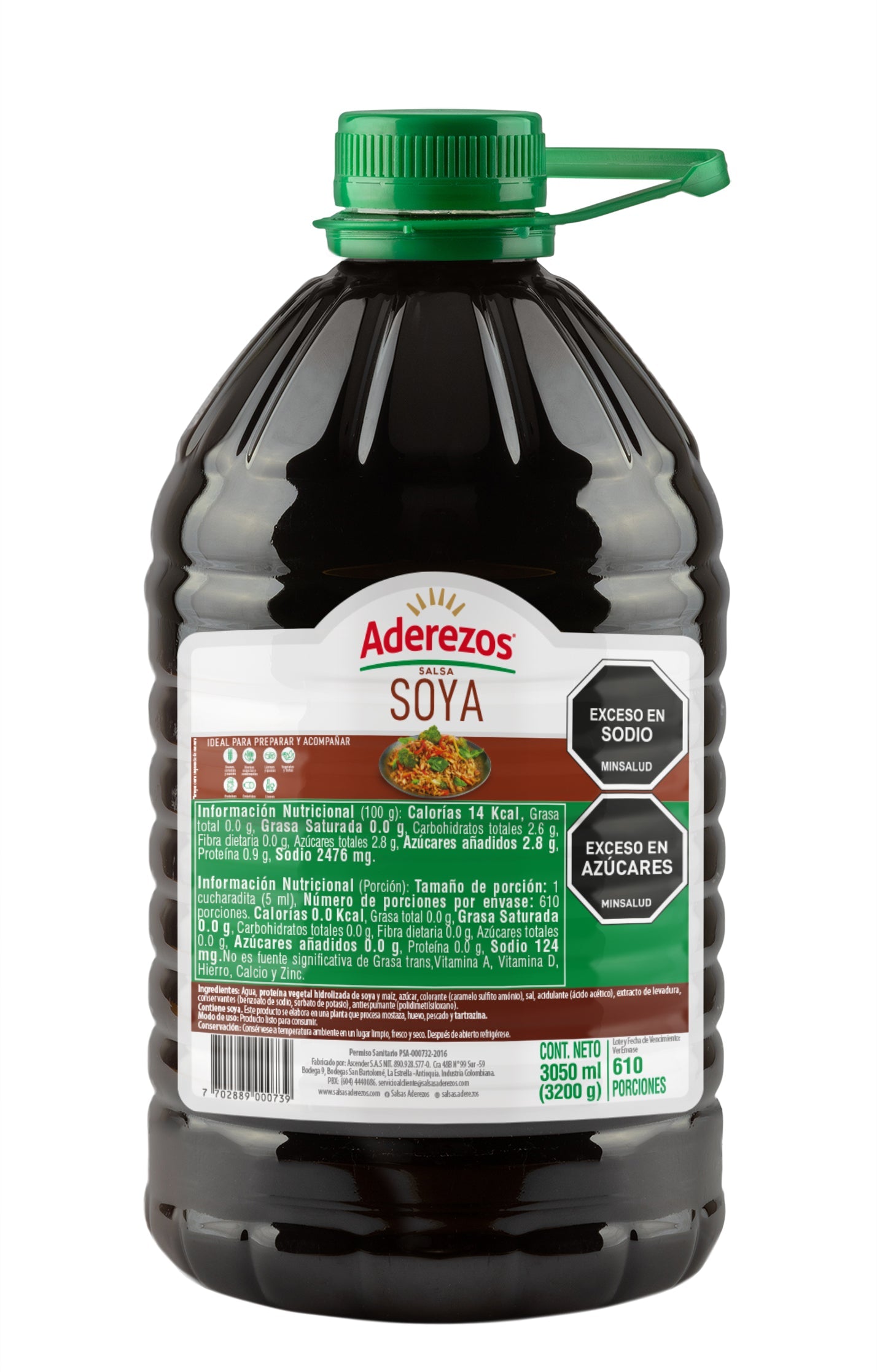 Salsa De Soya Aderezos X 3200 G