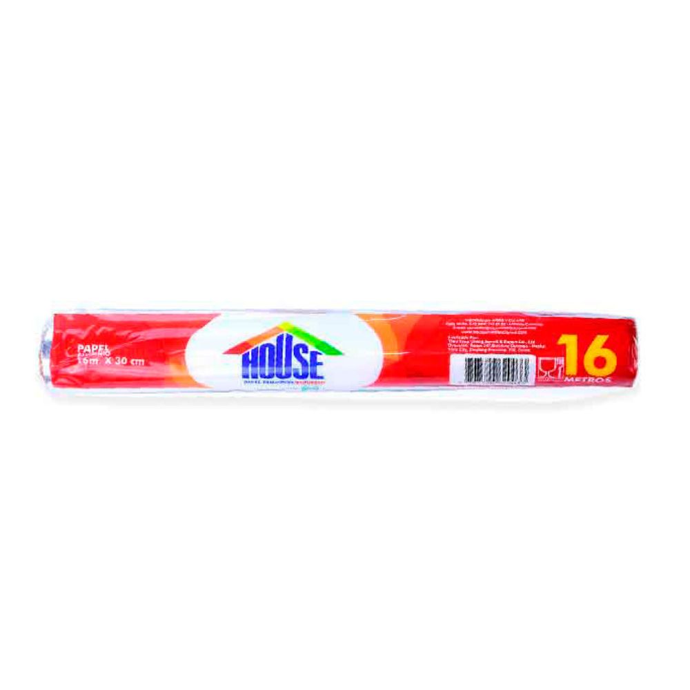 Papel Aluminio House X 16 Mts