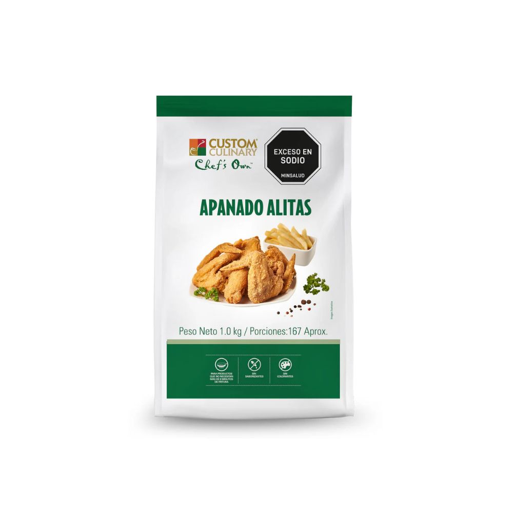 Apanado Alitas Zafran X 1000 G