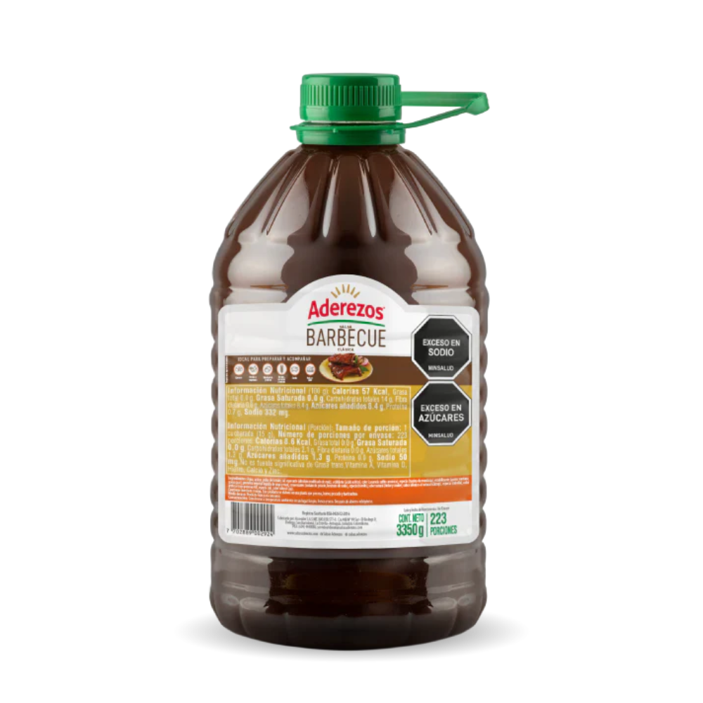 SALSA BBQ ADEREZOS X 3350 g