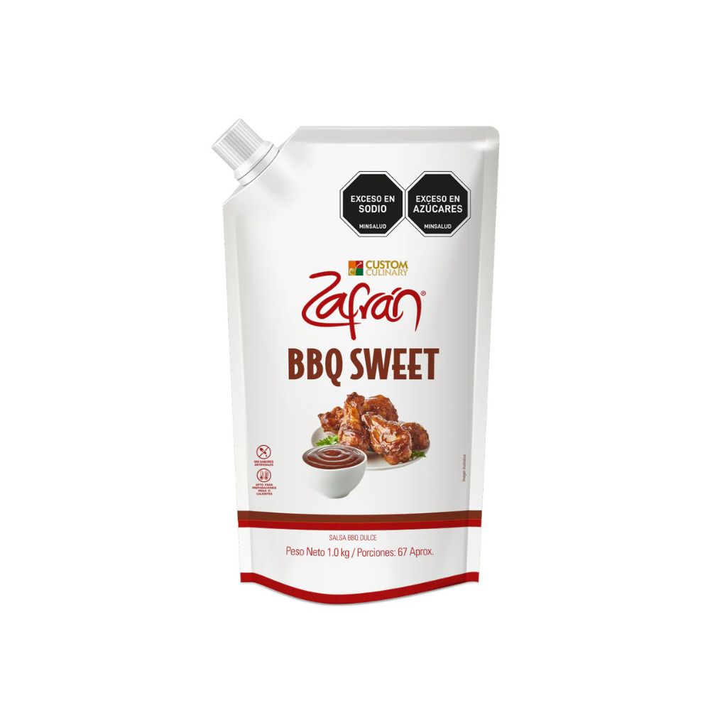 Salsa Bbq Sweet Zafran X 1000Gr