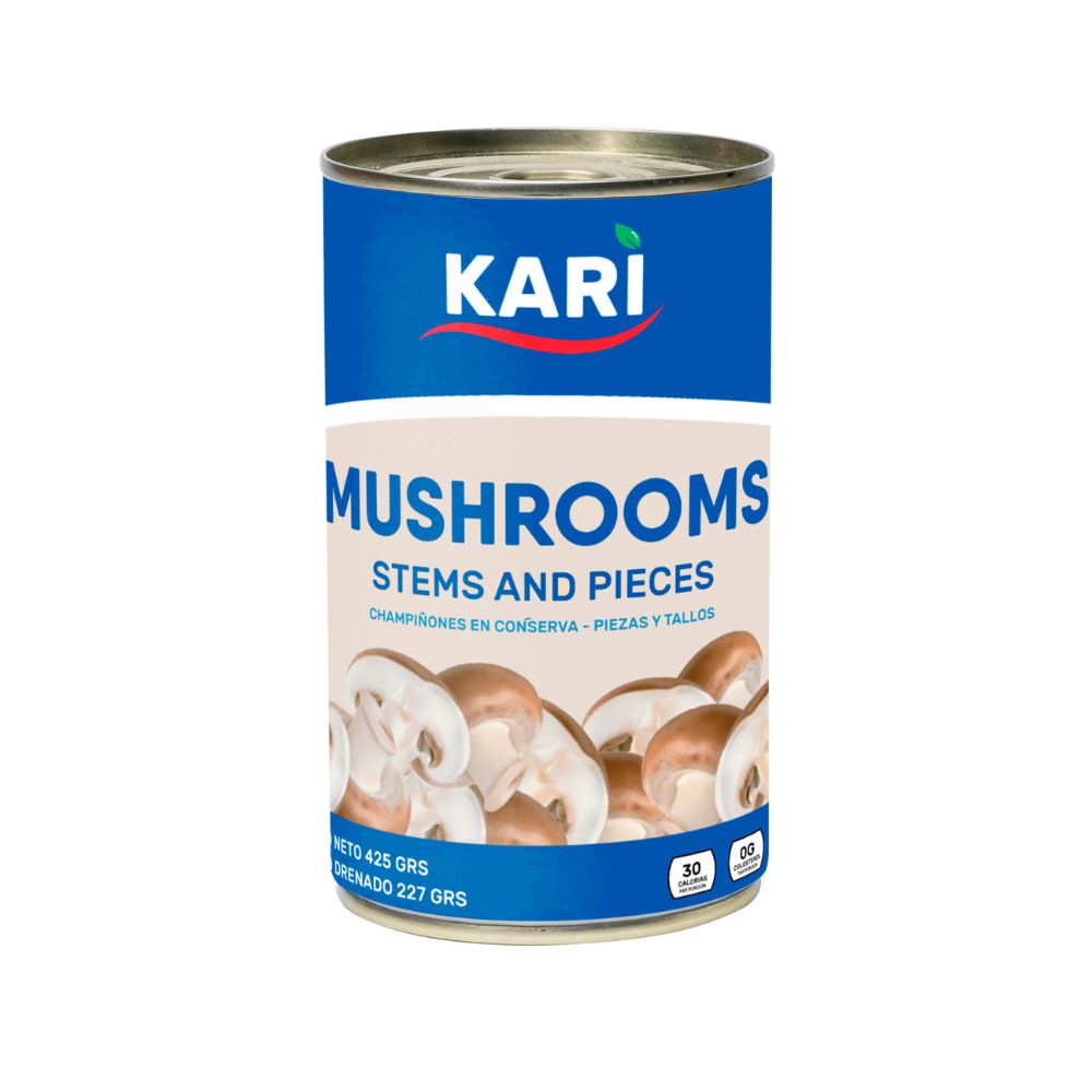 Champiñones Tajados Kari X 425G