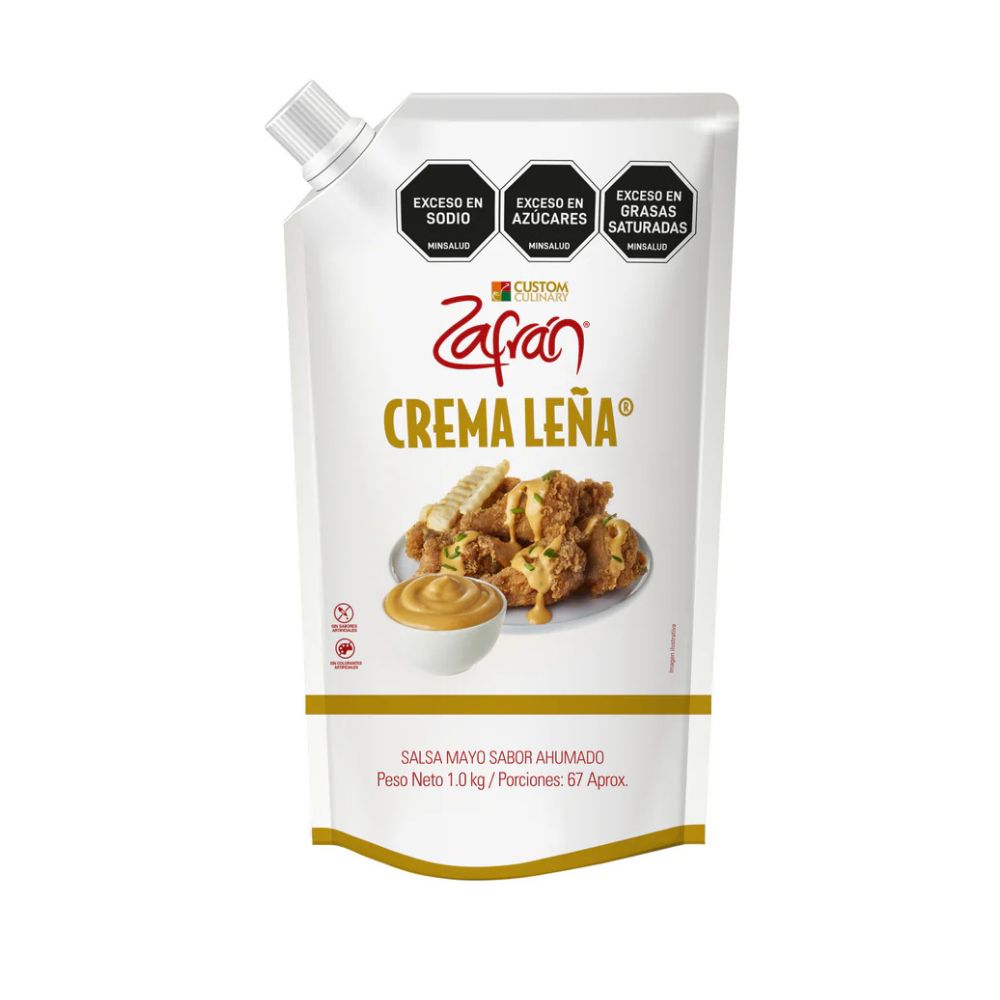 Salsa Crema De Leña Zafran X 1000 G