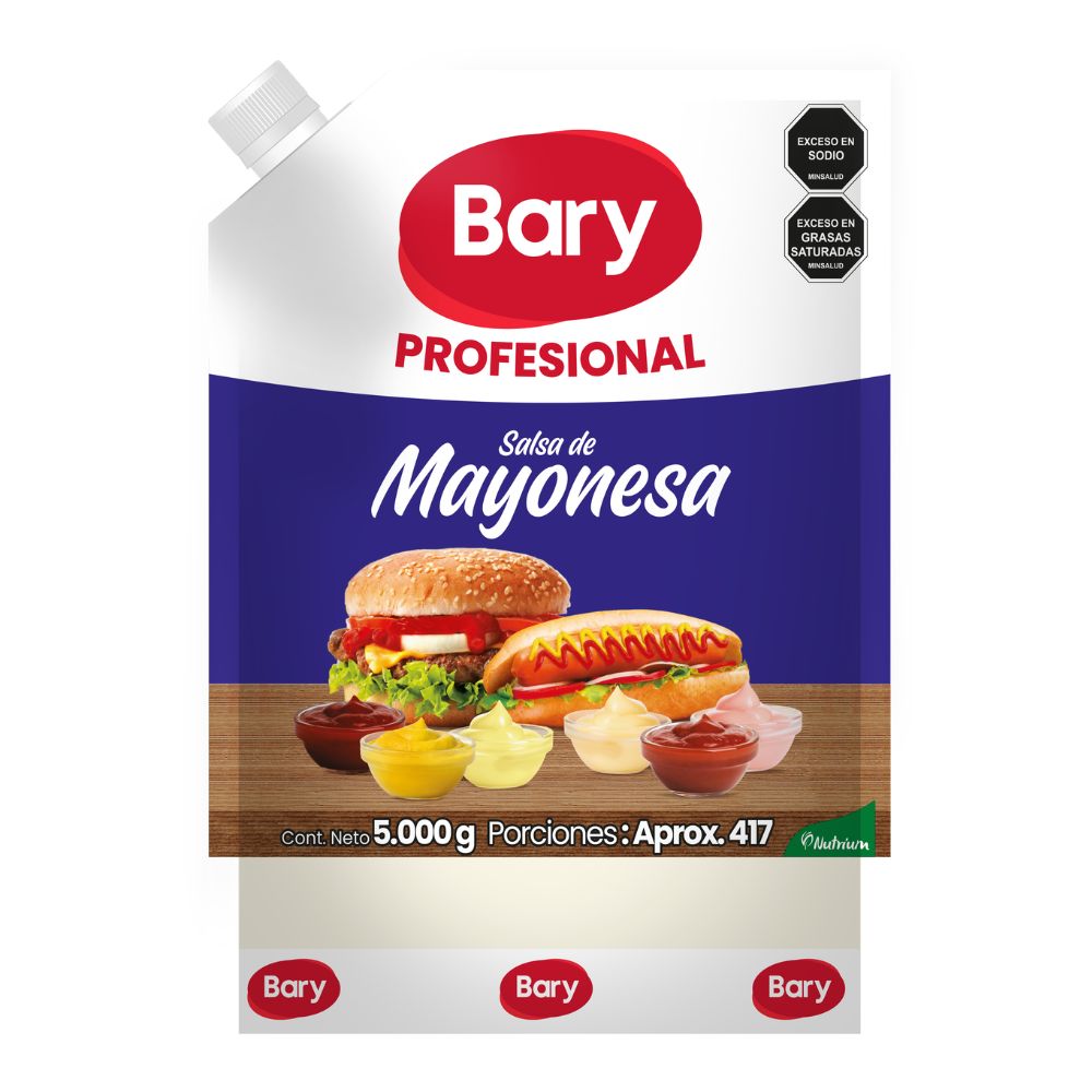 Mayonesa Bary Bolsa X 5000 G