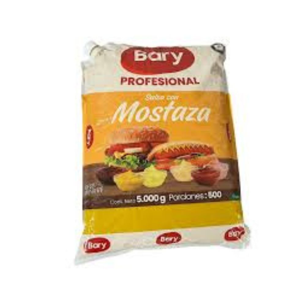 Salsa Con Mostaza Bary Bolsa X 5000 G