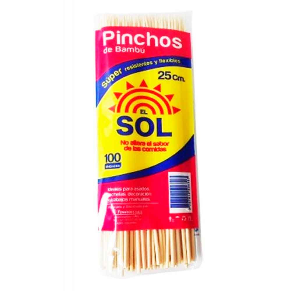 PALO PINCHUZO EL SOL X 25 Cms X 100 und