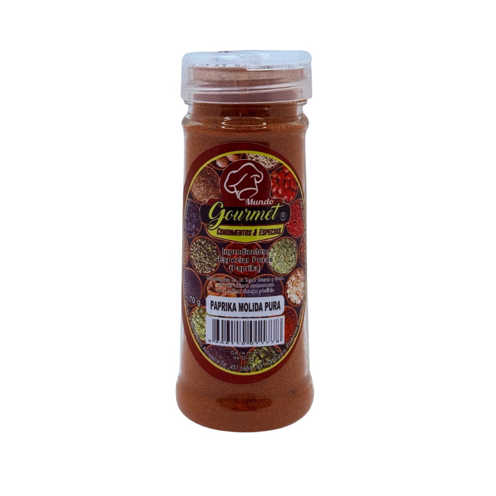 Paprika Mundo Gourmet Frasco X 70 G