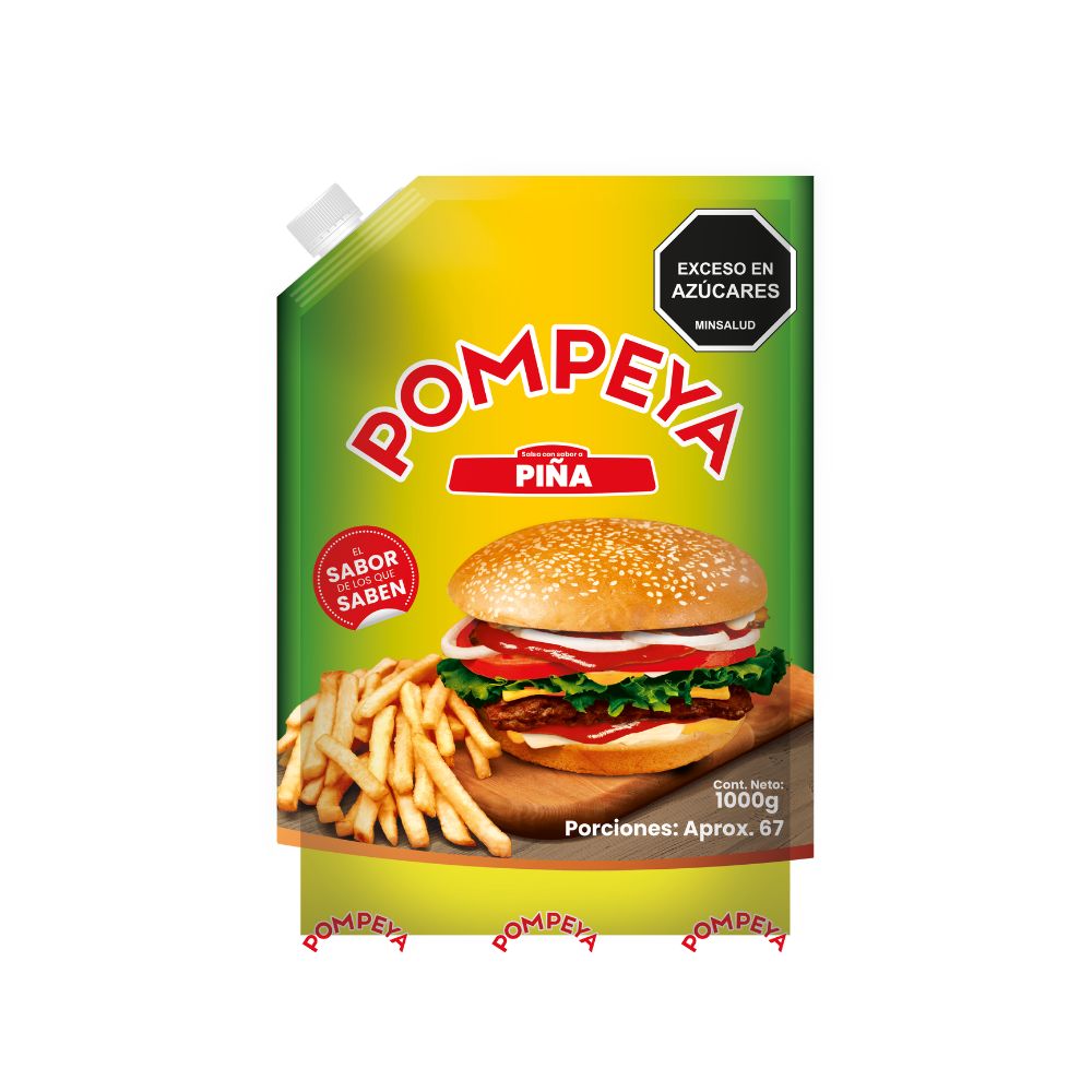 Salsa Piña Pompeya Bolsa X 1000 G