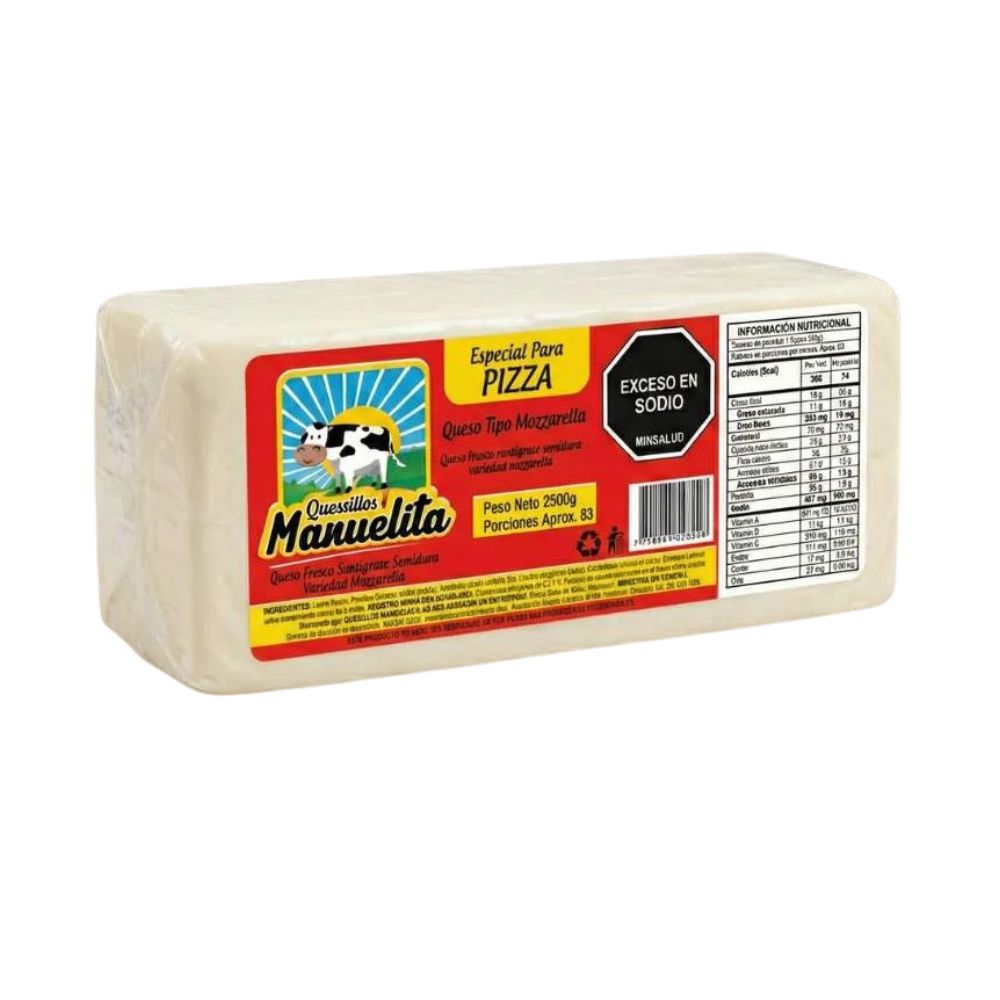 Queso Bloque Entero Manuelita X 2500 G