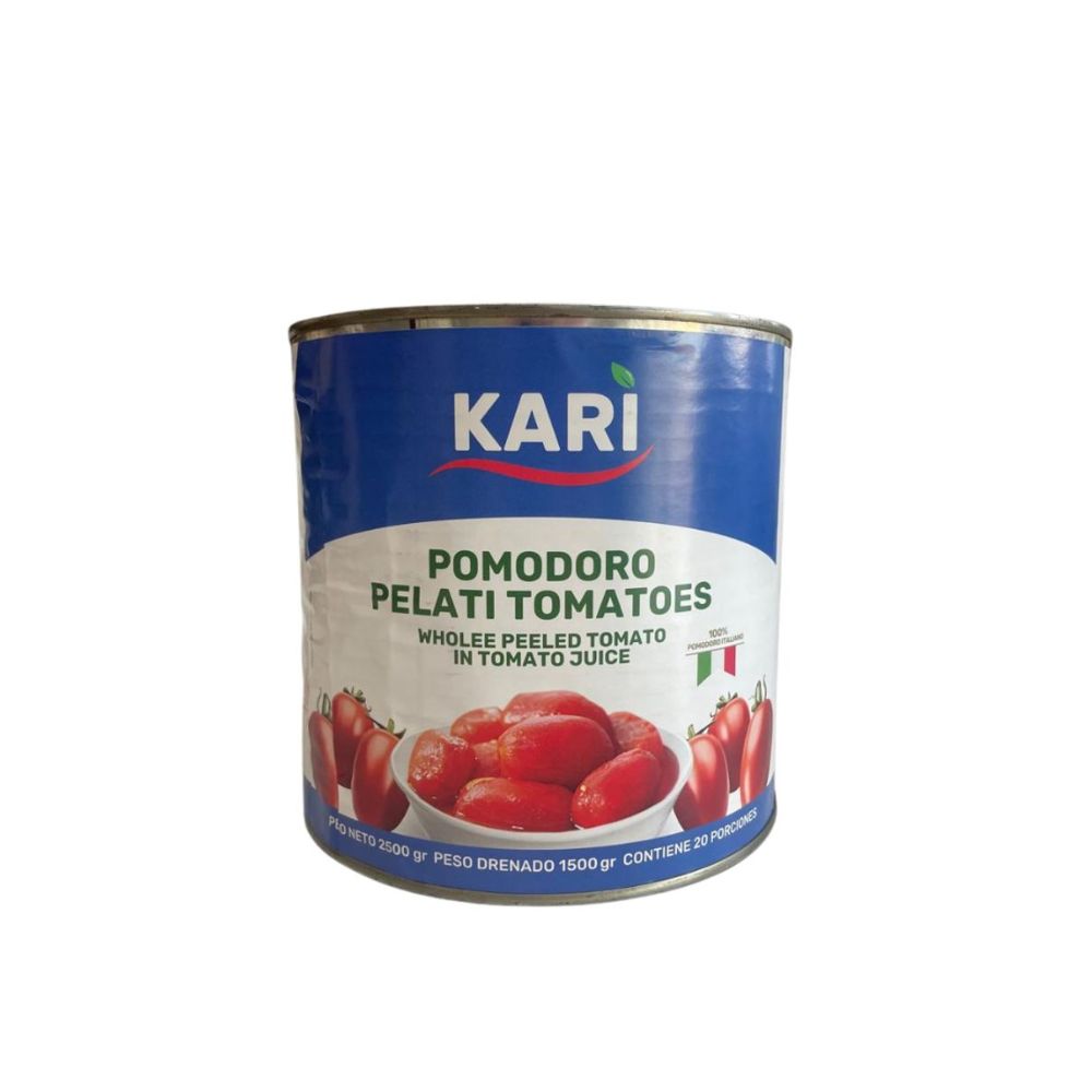 Tomates Enteros Pelados Kari X 2500G