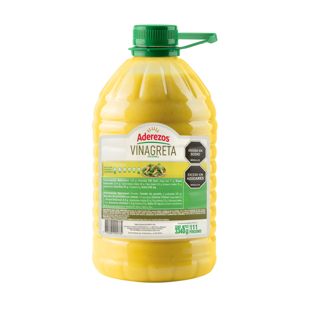 Vinagreta Aderezos X 3340 G