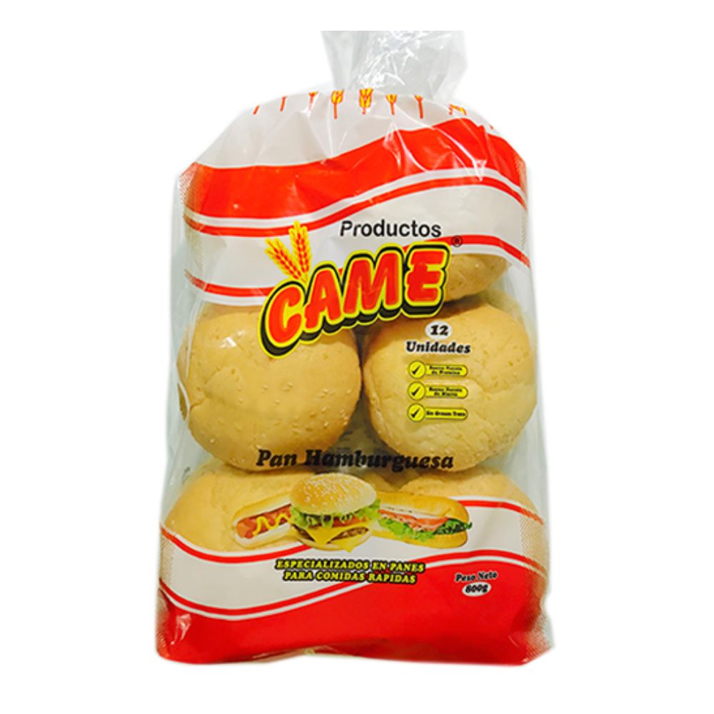 Pan Hamburguesa Came X 840 G X 12 Und