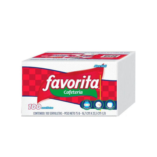 Servilleta Favorita Cafeteria X 100 Und