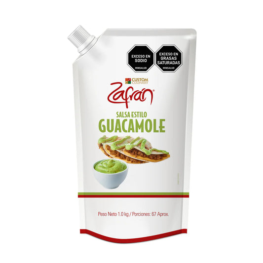SALSA GUACAMOLE ZAFRÁN X 1000g