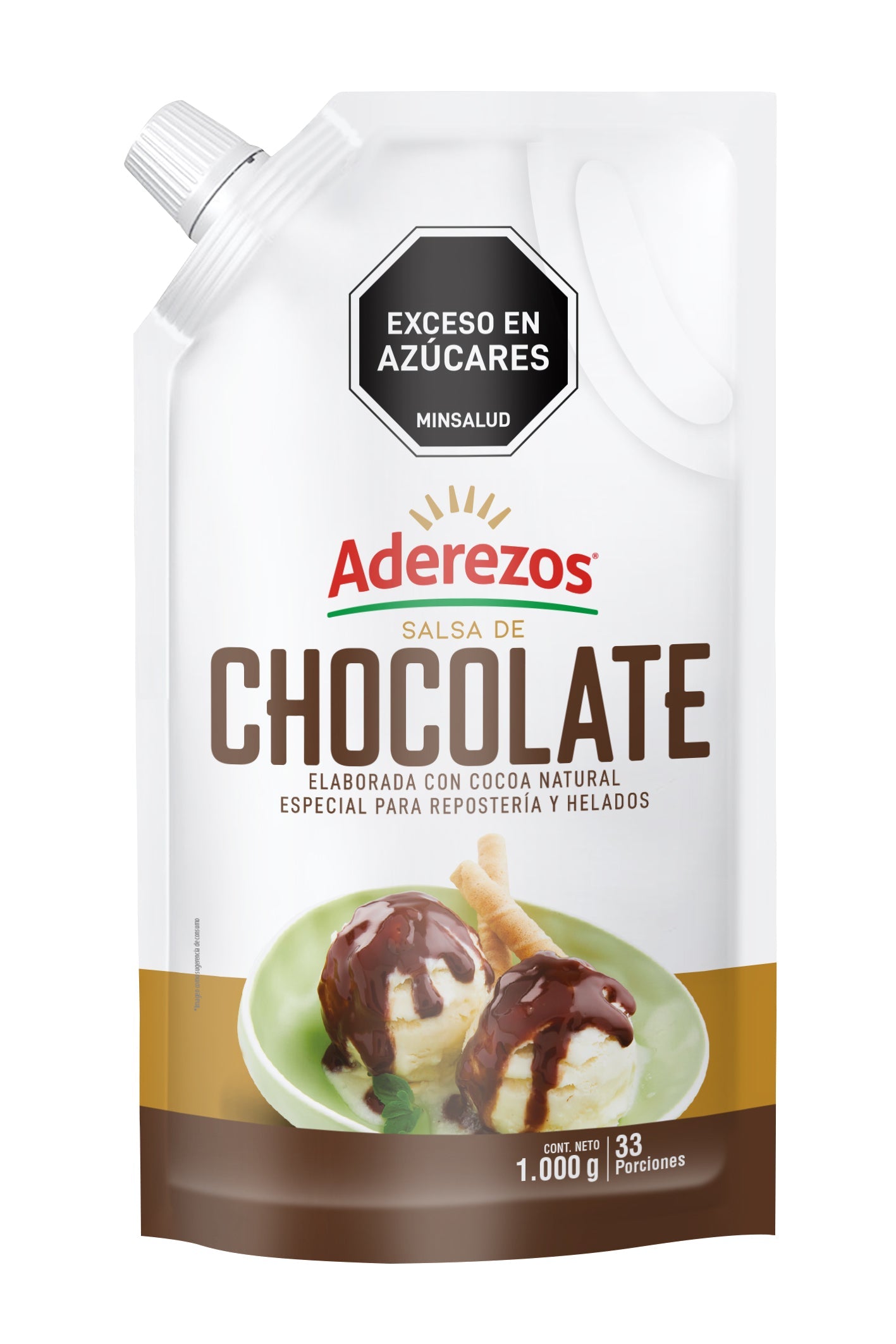 SALSA CHOCOLATE NEGRO ADEREZOS X 1000 g