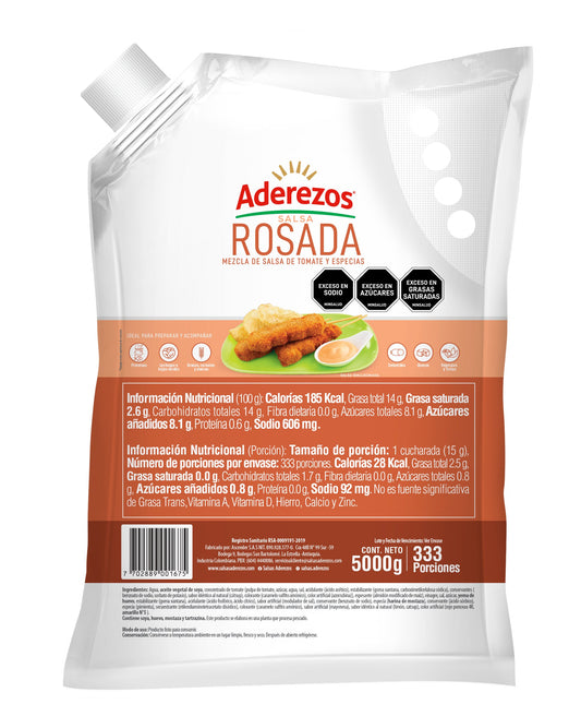 SALSA ROSADA ADEREZOS X 5000 g