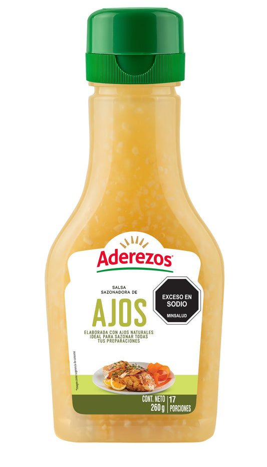 SALSA SAZONADORA DE AJOS X 260g