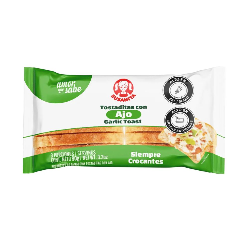 Tostaditas Con Ajo Susanita X 90G