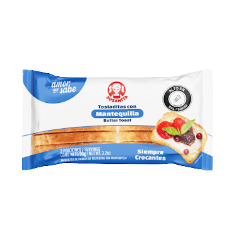 Tostaditas Con Mantequill Susanita X 90G