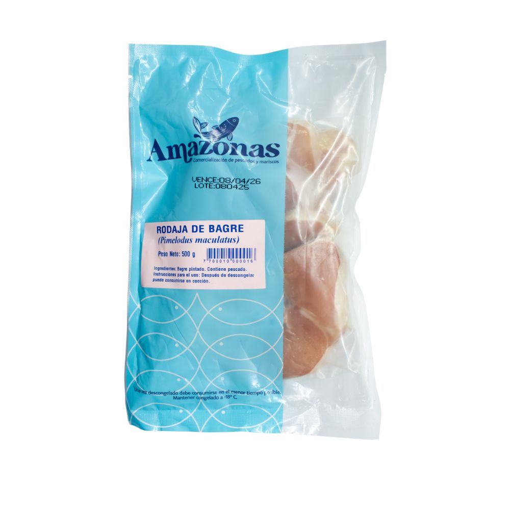 Bagre En Rodajas Amazonas X500g