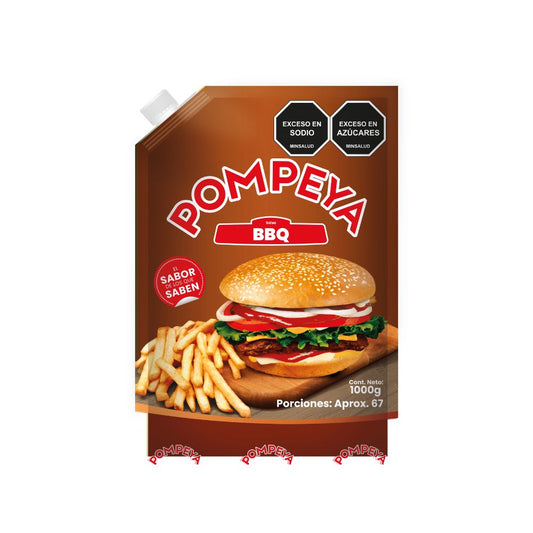 Salsa Bbq Pompeya Bolsa X 1000 G