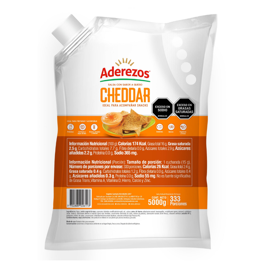 Salsa Tipo Cheddar Aderezos 5000 G