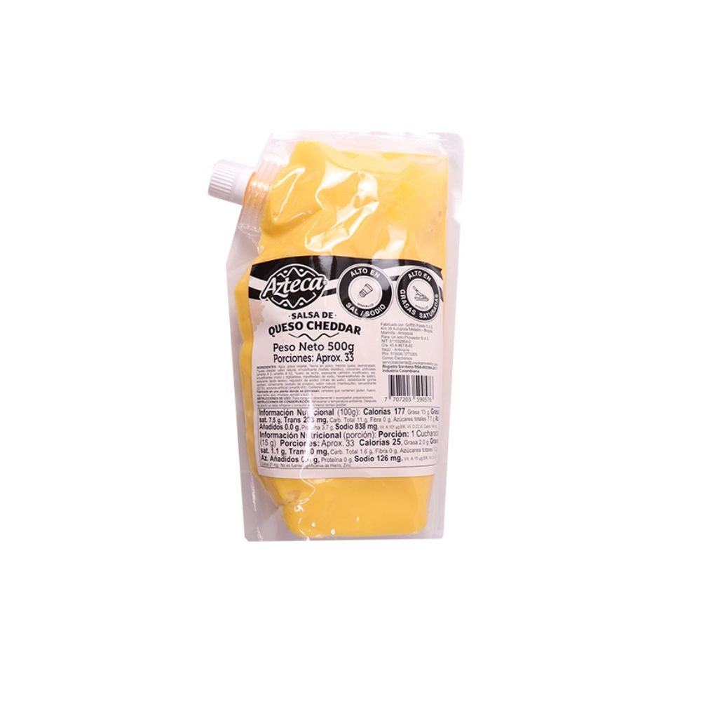 Queso Cheddar Bol Azteca X 500G
