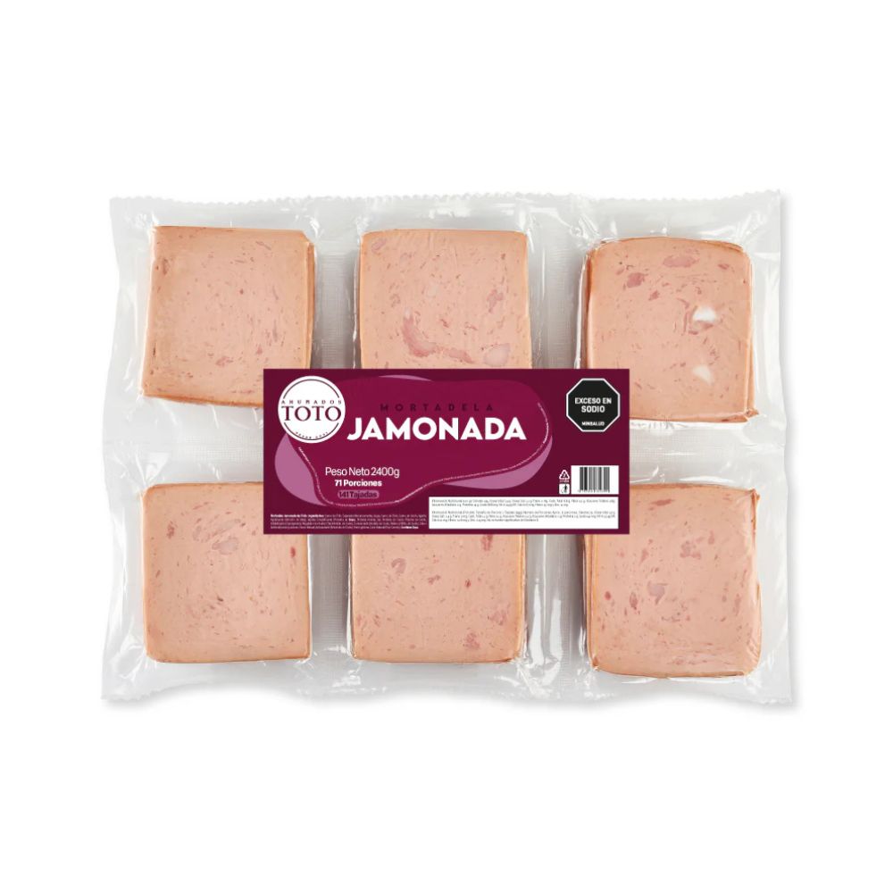 Mortadela Jamonada Bloque Totox 2400G
