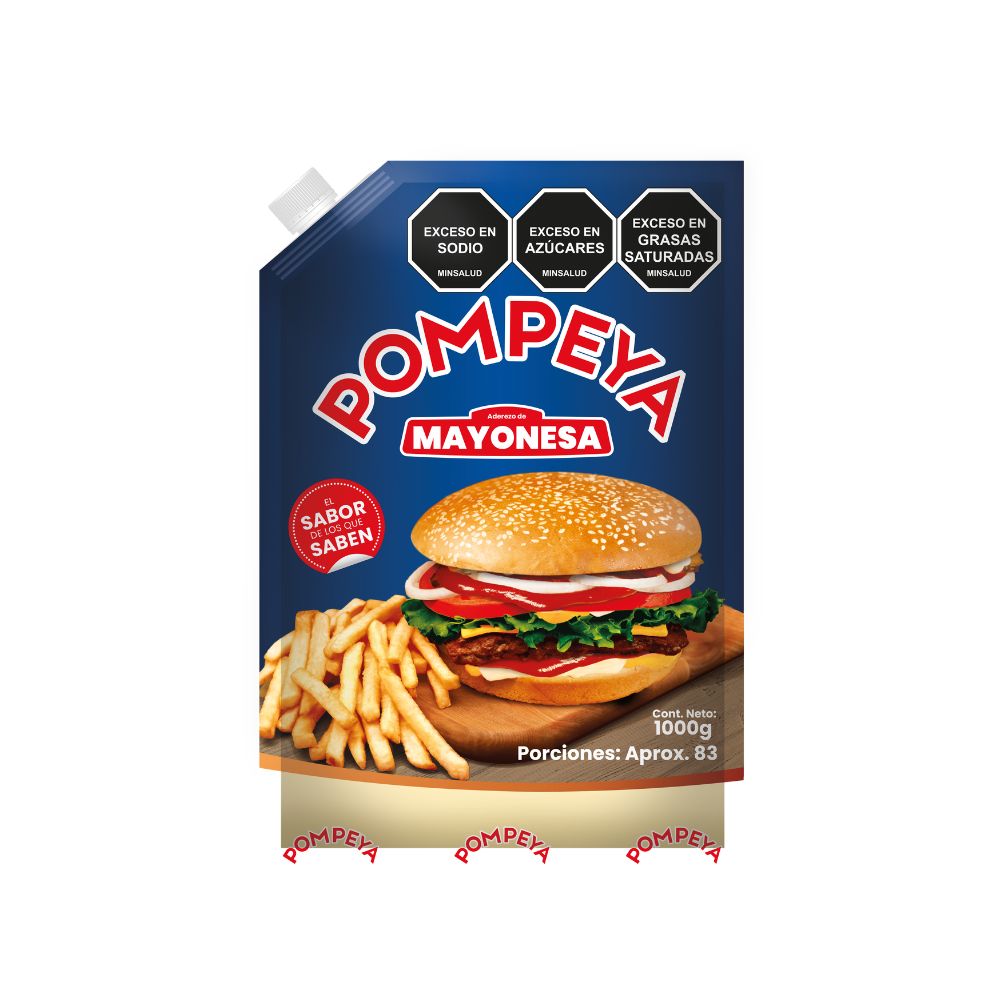 Mayonesa Pompeya Bolsa X 1000 G