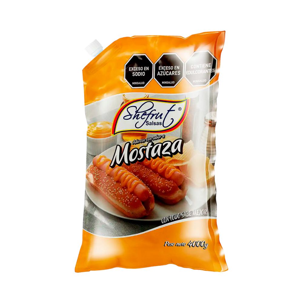 Mostaza Shefrut Bolsa X 4000 G