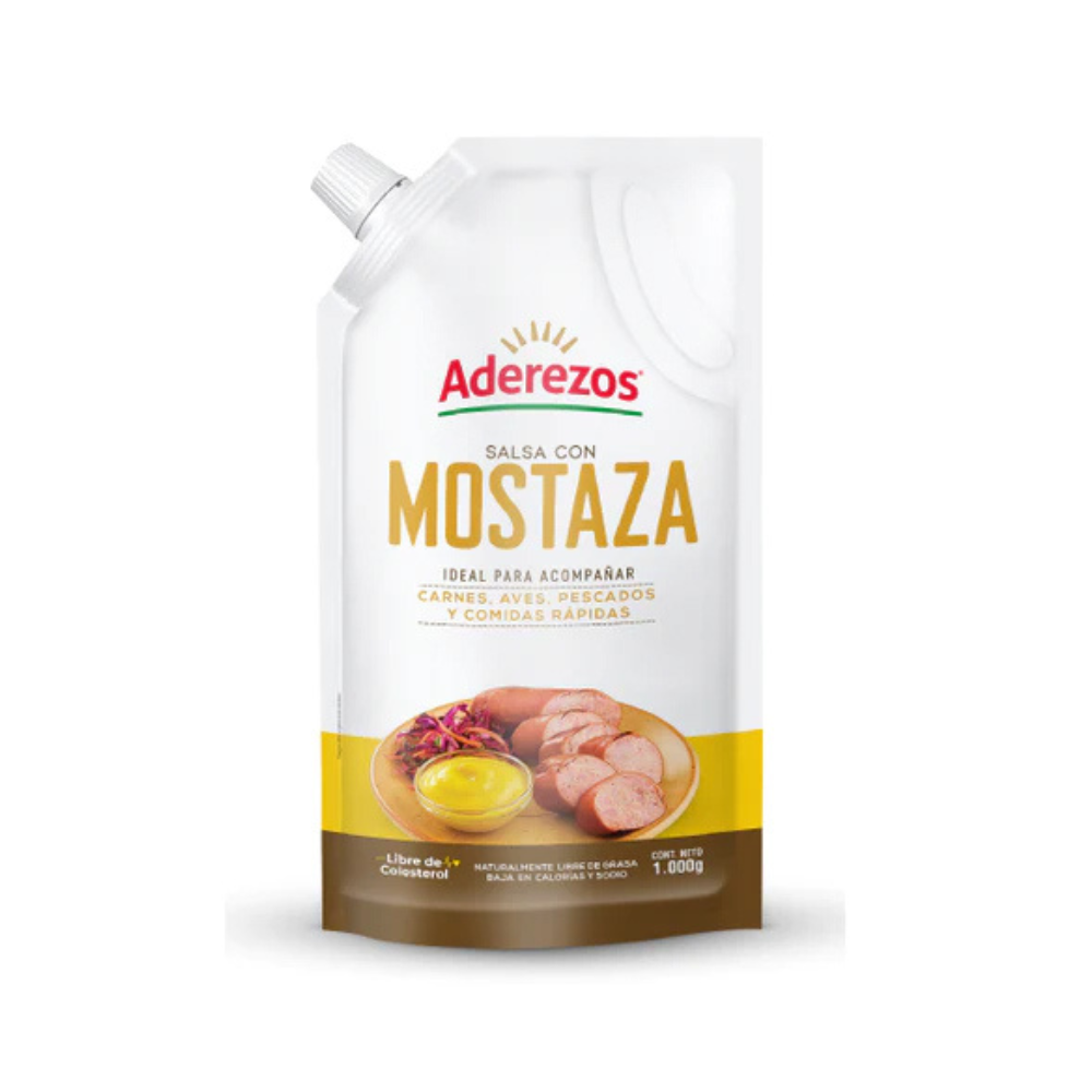 SALSA CON MOSTAZA ADEREZOS X 1000 g