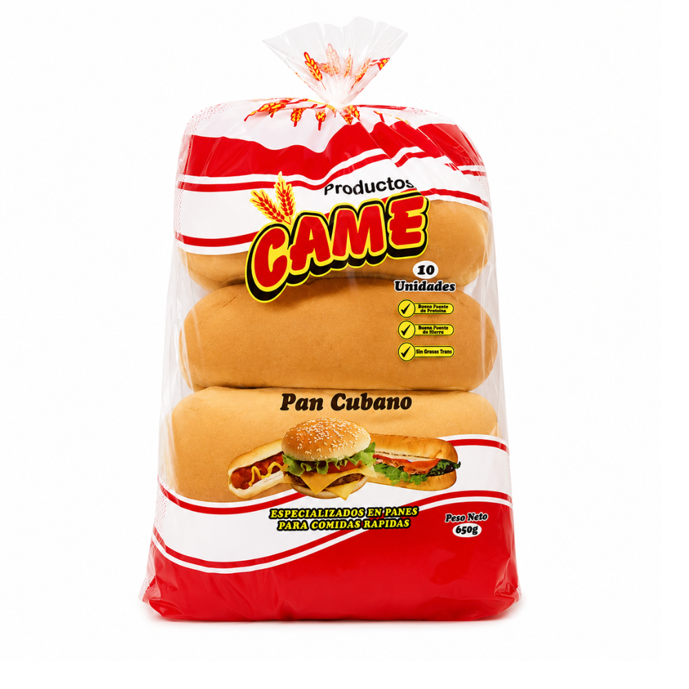 Pan Cubano Came X 850G X 10 Und