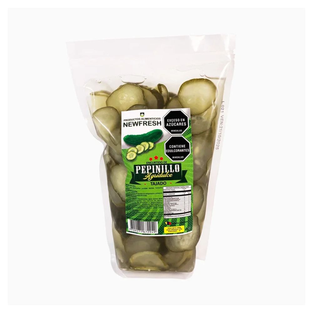 Pepinilloagridulce Bolsa Newfresh X1000g