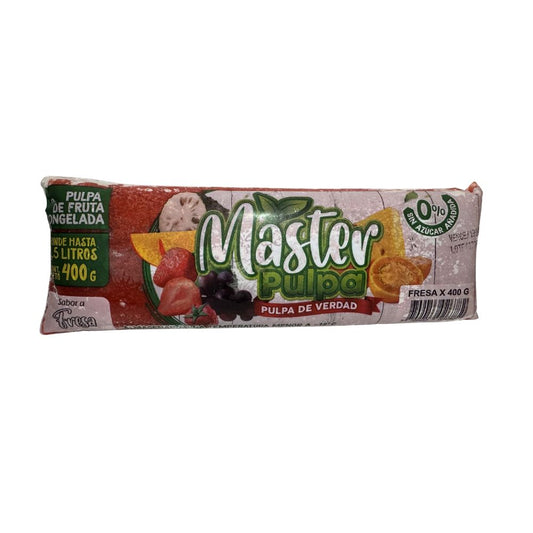 Pulpa Fruta Master De Fresa X 400 G