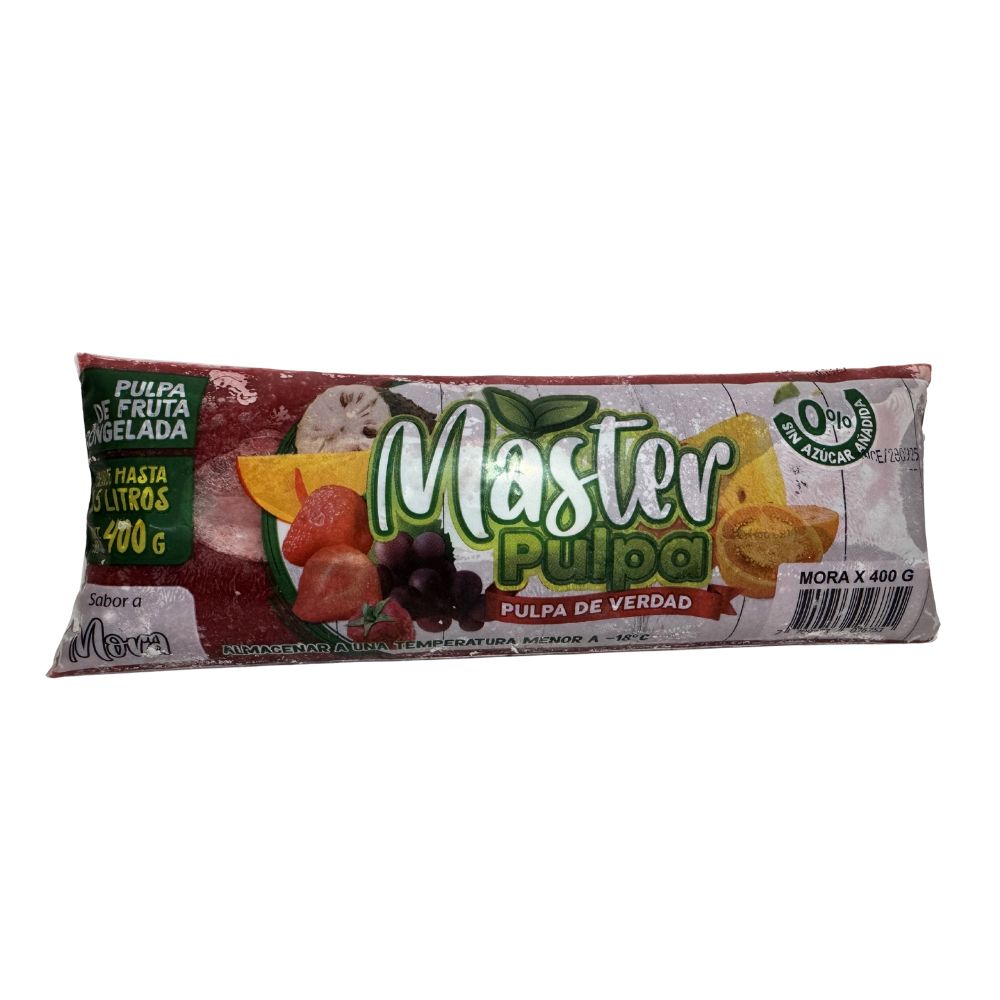 Pulpa Fruta Master De Mora X 400 G