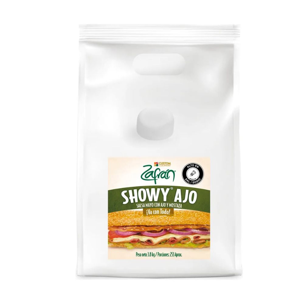 Salsa Showy Ajo Zafran X 3800 G