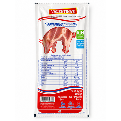 Tocineta Economica Valentinas X 1000 G