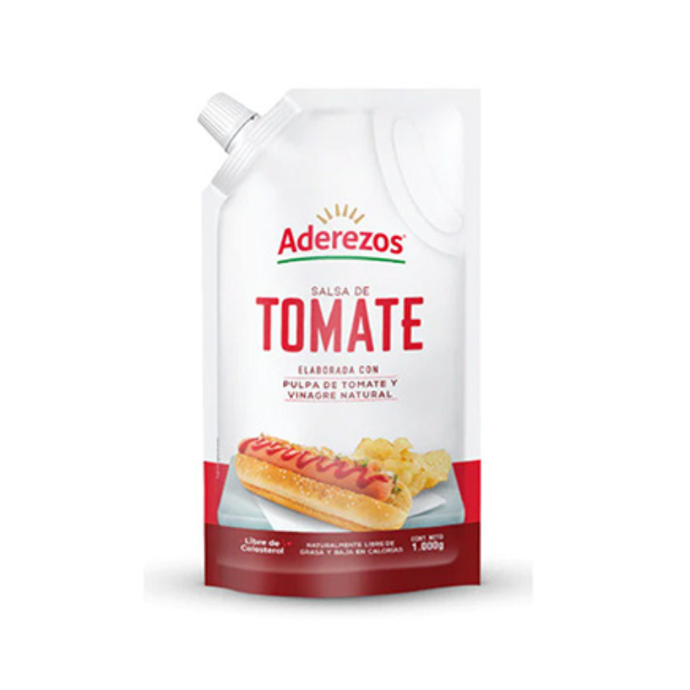 SALSA DE TOMATE ADEREZOS X 1000 g