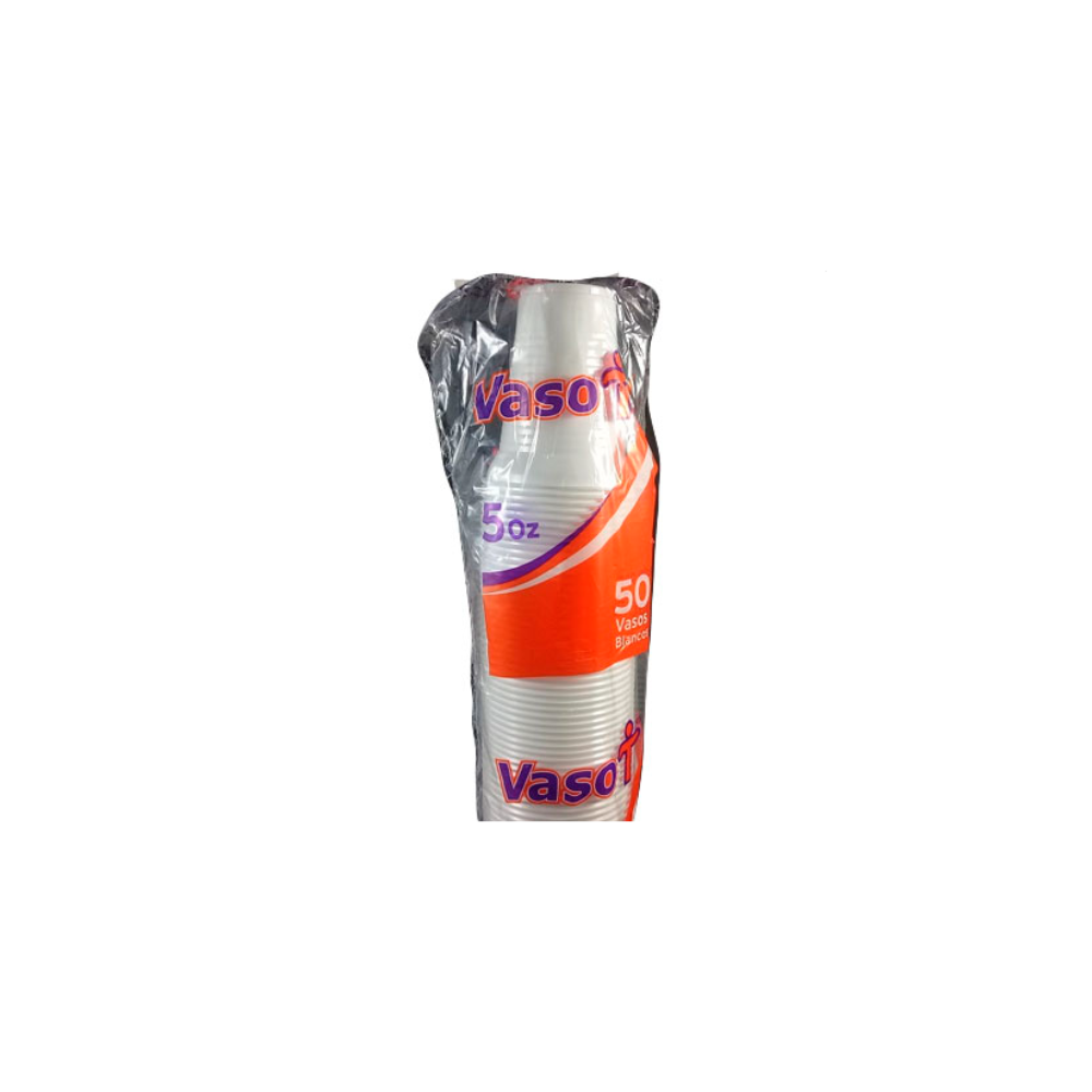 Vaso Blanco Wau X 5 Onz X 50Und
