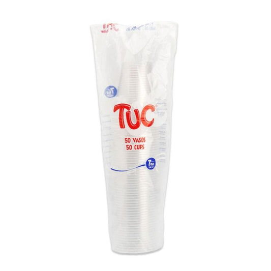 Vaso Transparente Tuc 7 Onz X 50 Und